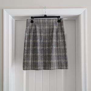 Reitmans | Classic Gray Plaid Women's Skirt
